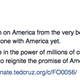 In a Facebook post, Republican presidential candidate Ted Cruz says God has blessed America – before hitting up his followers for money.